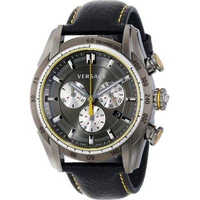 Versace VDB020014 Chronograph Herrenuhr Schwarz Einheitsgröße Versace VDB020014 Chronograph Herrenuhr Schwarz Einheitsgröße