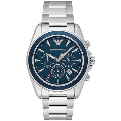 Armani Herren-Armbanduhr AR6091 Silber Einheitsgröße Armani Herren-Armbanduhr AR6091 Silber Einheitsgröße