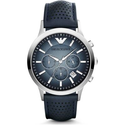 Emporio Armani Herren Chronograph Uhr AR2473 Silber Einheitsgröße Emporio Armani Herren Chronograph Uhr AR2473 Silber Einheitsgröße