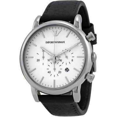 Emporio Armani Luigi Schwarz Herren Armbanduhr AR1807 Schwarz Einheitsgröße Emporio Armani Luigi Schwarz Herren Armbanduhr AR1807 Schwarz Einheitsgröße