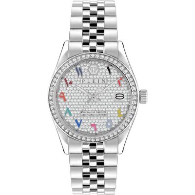 Philipp Plein Date Superlative Silber Damen Armbanduhr PWYAA0723 Silber Einheitsgröße Philipp Plein Date Superlative Silber Damen Armbanduhr PWYAA0723 Silber Einheitsgröße