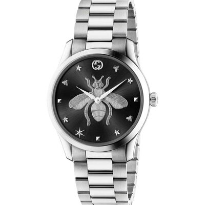 Gucci G-Timeless YA1264136 Unisex-Uhr Silber Einheitsgröße Gucci G-Timeless YA1264136 Unisex-Uhr Silber Einheitsgröße