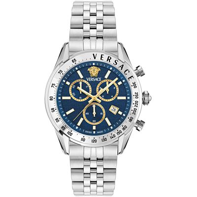 Versace Chrono Master Silber Herren Armbanduhr VE8R00324 Silber Einheitsgröße Versace Chrono Master Silber Herren Armbanduhr VE8R00324 Silber Einheitsgröße
