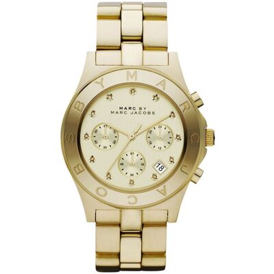 Marc Jacobs MBM3101 Goldfarbene Damenuhr Gold Einheitsgröße Marc Jacobs MBM3101 Goldfarbene Damenuhr Gold Einheitsgröße