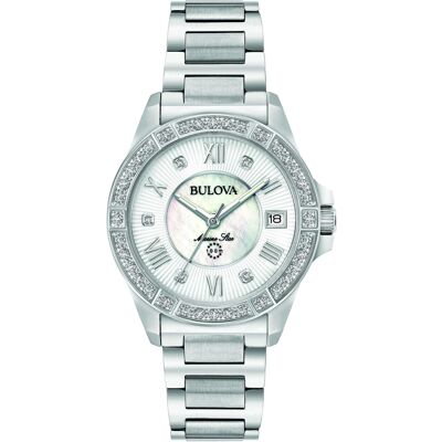 Bulova Marine Star Silber Damen Armbanduhr 96R232 Silber Einheitsgröße Bulova Marine Star Silber Damen Armbanduhr 96R232 Silber Einheitsgröße