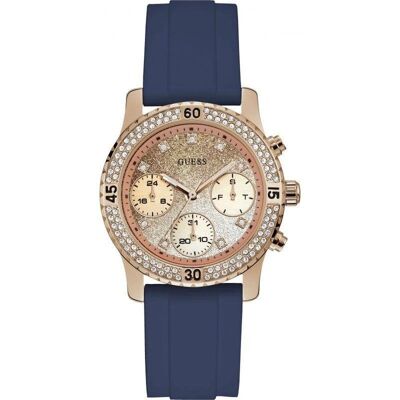 Guess W1098L6 Konfetti Konfetti Glitter Zifferblatt Damenuhr Marine Einheitsgröße Guess W1098L6 Konfetti Konfetti Glitter Zifferblatt Damenuhr Marine Einheitsgröße