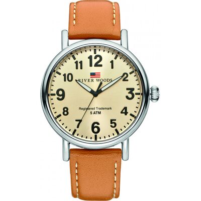 River Woods Sacramento Braun Herren Armbanduhr RW420017 Braun Einheitsgröße River Woods Sacramento Braun Herren Armbanduhr RW420017 Braun Einheitsgröße