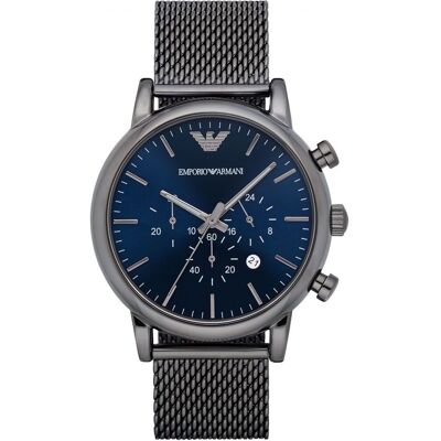 Emporio Armani Luigi Grau Herren Armbanduhr AR1979 Grau Einheitsgröße Emporio Armani Luigi Grau Herren Armbanduhr AR1979 Grau Einheitsgröße