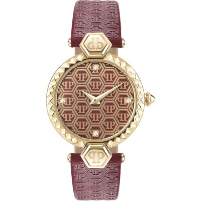 Philipp Plein Plein Couture Rot Damen Armbanduhr PWEAA0221 Rot Einheitsgröße Philipp Plein Plein Couture Rot Damen Armbanduhr PWEAA0221 Rot Einheitsgröße