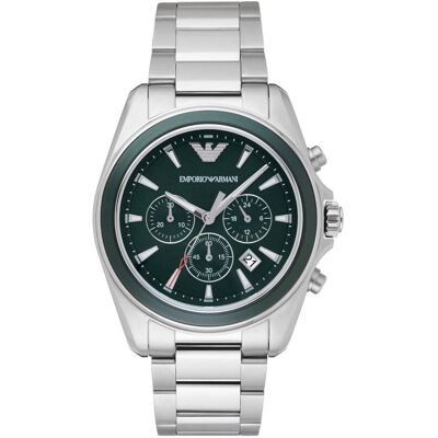 Armani Herren-Armbanduhr AR6090 Silber Einheitsgröße Armani Herren-Armbanduhr AR6090 Silber Einheitsgröße