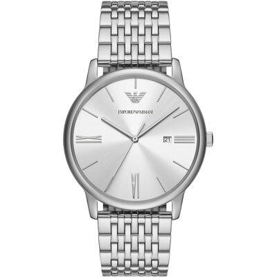 Emporio Armani Minimalist Silber Herren Armbanduhr AR11599 Silber Einheitsgröße Emporio Armani Minimalist Silber Herren Armbanduhr AR11599 Silber Einheitsgröße