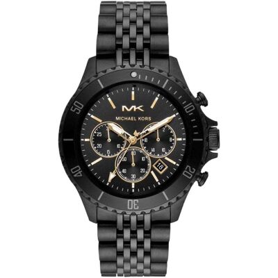 Michael Kors MK8750 Bayville Chronograph Herrenuhr Schwarz Einheitsgröße Michael Kors MK8750 Bayville Chronograph Herrenuhr Schwarz Einheitsgröße