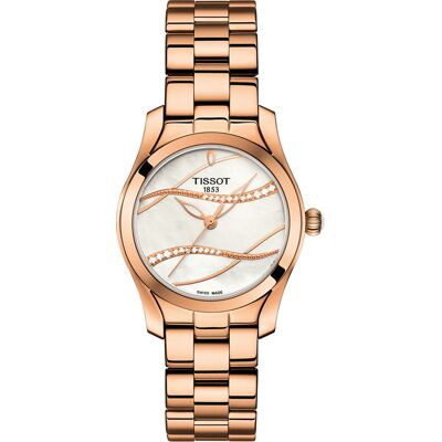 Tissot T-wave roségold Damen Armbanduhr T1122103311100 Roségold Einheitsgröße Tissot T-wave roségold Damen Armbanduhr T1122103311100 Roségold Einheitsgröße
