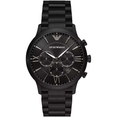 Emporio Armani AR11349 Giovanni Chronograph Herrenuhr Schwarz Einheitsgröße Emporio Armani AR11349 Giovanni Chronograph Herrenuhr Schwarz Einheitsgröße