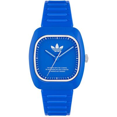 Adidas Originals Retro Wave Zwei Unisex Blau Uhr AOSY24530 Blau Einheitsgröße Adidas Originals Retro Wave Zwei Unisex Blau Uhr AOSY24530 Blau Einheitsgröße
