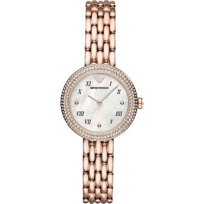 Emporio Armani Rosa roségold Damen Armbanduhr AR11355 Roségold Einheitsgröße Emporio Armani Rosa roségold Damen Armbanduhr AR11355 Roségold Einheitsgröße