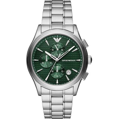 Emporio Armani Paolo Silber Herren Armbanduhr AR11529 Silber Einheitsgröße Emporio Armani Paolo Silber Herren Armbanduhr AR11529 Silber Einheitsgröße