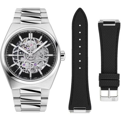 Frederique Constant Frédérique Constant Highlife Skeleton Herren Silber Uhr FC-310BSKT3NH6B Silber Einheitsgröße Frederique Constant Frédérique Constant Highlife Skeleton Herren Silber Uhr FC-310BSKT3NH6B Silber Einheitsgröße