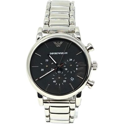 Emporio Armani AR1853 Chronograph Silber Uhr Silber Einheitsgröße Emporio Armani AR1853 Chronograph Silber Uhr Silber Einheitsgröße