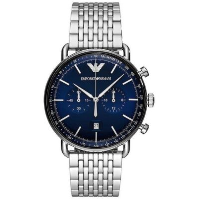 Emporio Armani AR11238 Herrenuhr Silber Einheitsgröße Emporio Armani AR11238 Herrenuhr Silber Einheitsgröße