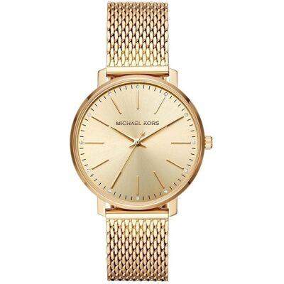 Michael Kors MK4339 Pyper Quarz Kristall Gold Zifferblatt Damenuhr Gold Einheitsgröße Michael Kors MK4339 Pyper Quarz Kristall Gold Zifferblatt Damenuhr Gold Einheitsgröße