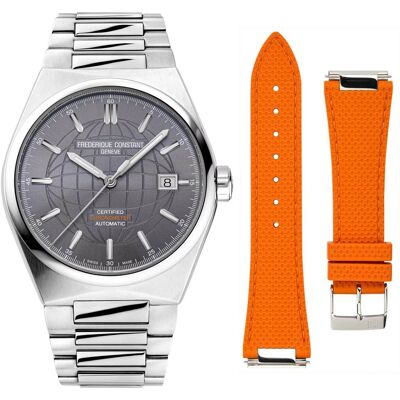 Frederique Constant Frédérique Constant Highlife Cosc Herren Silber Uhr FC-303GO3NH6B Silber Einheitsgröße Frederique Constant Frédérique Constant Highlife Cosc Herren Silber Uhr FC-303GO3NH6B Silber Einheitsgröße