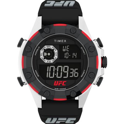 Timex Ufc Kick Schwarz Herren Armbanduhr TW2V86700 Schwarz Einheitsgröße Timex Ufc Kick Schwarz Herren Armbanduhr TW2V86700 Schwarz Einheitsgröße