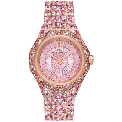 Michael Kors MK7343 Pave Rose Gold-Ton Damenuhr Roségold Einheitsgröße Michael Kors MK7343 Pave Rose Gold-Ton Damenuhr Roségold Einheitsgröße