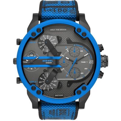 Diesel DZ7434 Mr. Daddy 2.0 Chronograph Herrenuhr Blau 0-1M / <56cm Diesel DZ7434 Mr. Daddy 2.0 Chronograph Herrenuhr Blau 0-1M / <56cm