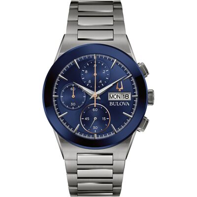 Bulova Millennia Herren Grau Uhr 98C143 Grau Einheitsgröße Bulova Millennia Herren Grau Uhr 98C143 Grau Einheitsgröße