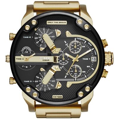 Diesel Mr. Daddy 2.0 Gold Herren Armbanduhr DZ7333 Gold Einheitsgröße Diesel Mr. Daddy 2.0 Gold Herren Armbanduhr DZ7333 Gold Einheitsgröße