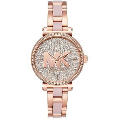Michael Kors MK4336 Sofie Rose Gold-Ton Damenuhr Roségold Einheitsgröße Michael Kors MK4336 Sofie Rose Gold-Ton Damenuhr Roségold Einheitsgröße