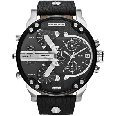 Diesel Mr. Daddy 2.0 Schwarz Herren Armbanduhr DZ7313 Schwarz Einheitsgröße Diesel Mr. Daddy 2.0 Schwarz Herren Armbanduhr DZ7313 Schwarz Einheitsgröße