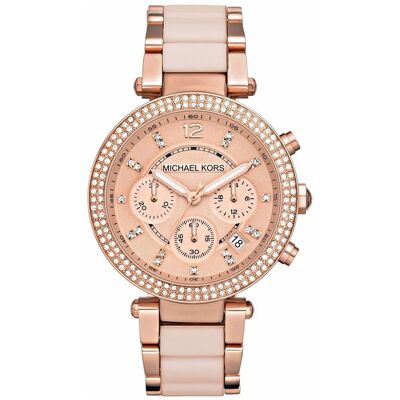 Michael Kors Parker Damenuhr MK5896 Roségold Einheitsgröße Michael Kors Parker Damenuhr MK5896 Roségold Einheitsgröße