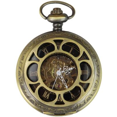 TruClothing Taschenuhr mechanisch Peaky Blinders Hunter Automatik Gold Einheitsgröße TruClothing Taschenuhr mechanisch Peaky Blinders Hunter Automatik Gold Einheitsgröße