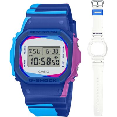 Casio G-Shock Herren Blau Uhr DWE-5600PR-2ER Blau Einheitsgröße Casio G-Shock Herren Blau Uhr DWE-5600PR-2ER Blau Einheitsgröße