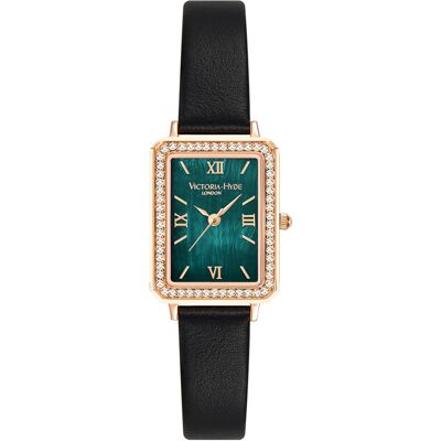 Victoria Hyde London VICTORIA HYDE DAMEN UHR WESTMINSTER SCHWARZ GRÜN Schwarz Einheitsgröße Victoria Hyde London VICTORIA HYDE DAMEN UHR WESTMINSTER SCHWARZ GRÜN Schwarz Einheitsgröße
