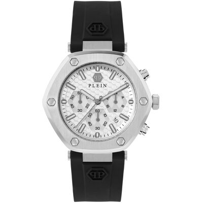 Philipp Plein The Hexagon Chrono Herren Schwarze Uhr PWZBA0123 Schwarz Einheitsgröße Philipp Plein The Hexagon Chrono Herren Schwarze Uhr PWZBA0123 Schwarz Einheitsgröße