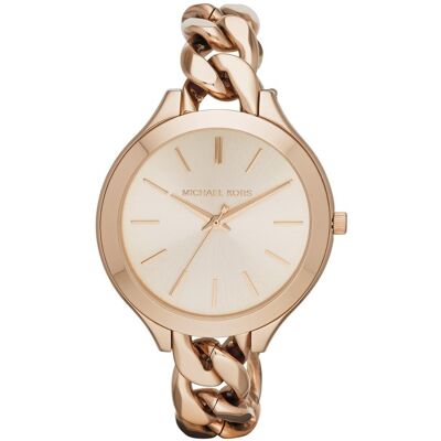 Michael Kors MK3223 Slim Start-und Landebahn Twist Rose Dial Damenuhr Roségold Einheitsgröße Michael Kors MK3223 Slim Start-und Landebahn Twist Rose Dial Damenuhr Roségold Einheitsgröße