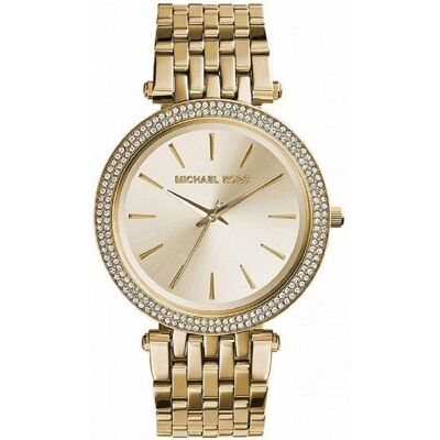Michael Kors MK3430 Darci Crystal Gold Ton Edelstahl Damenuhr Gold Einheitsgröße Michael Kors MK3430 Darci Crystal Gold Ton Edelstahl Damenuhr Gold Einheitsgröße