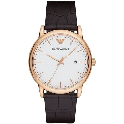 Emporio Armani Herrenuhr Quartz Silber Mehrfarben Einheitsgröße Emporio Armani Herrenuhr Quartz Silber Mehrfarben Einheitsgröße