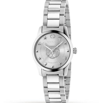 Gucci YA126595 G-Timeless Damenuhr Silber Einheitsgröße Gucci YA126595 G-Timeless Damenuhr Silber Einheitsgröße
