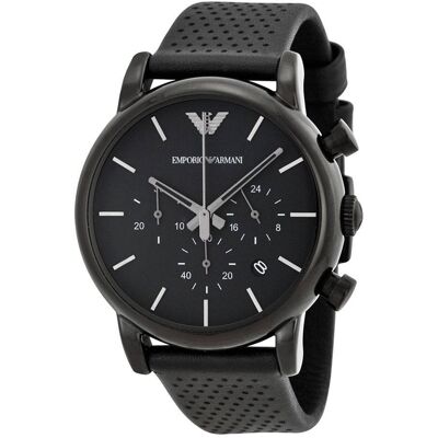 Armani Herren-Armbanduhr AR1737 Schwarz Einheitsgröße Armani Herren-Armbanduhr AR1737 Schwarz Einheitsgröße