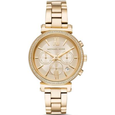 Michael Kors MK6559 Damenuhr Gold Einheitsgröße Michael Kors MK6559 Damenuhr Gold Einheitsgröße