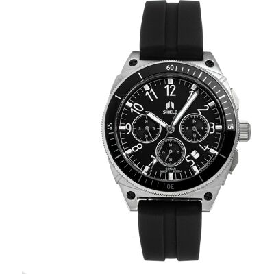 Shield Sonar Chronograph Armbanduhr mit Datum Silber Einheitsgröße Shield Sonar Chronograph Armbanduhr mit Datum Silber Einheitsgröße