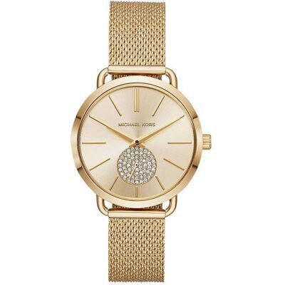 Michael Kors Damenuhr Portia MK3844 Gold Einheitsgröße Michael Kors Damenuhr Portia MK3844 Gold Einheitsgröße