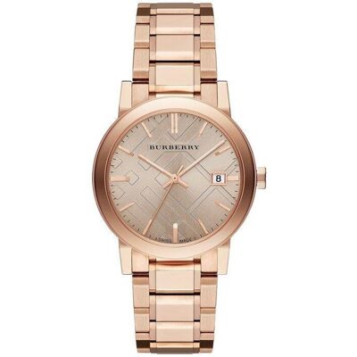 Burberry BU9034 Rose Zifferblatt Rose Gold-Ton Damenuhr Roségold Einheitsgröße Burberry BU9034 Rose Zifferblatt Rose Gold-Ton Damenuhr Roségold Einheitsgröße