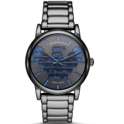 Emporio Armani AR60029 Mechanische Herrenarmbanduhr mit Automatik Grau Einheitsgröße Emporio Armani AR60029 Mechanische Herrenarmbanduhr mit Automatik Grau Einheitsgröße