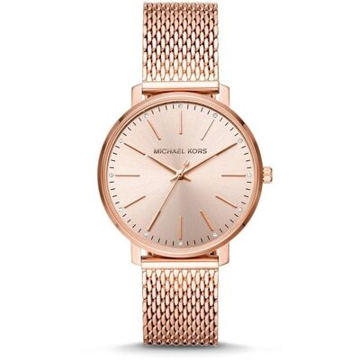 Michael Kors MK4340 Pyper Quarz Kristall Rose Gold Zifferblatt Damenuhr Roségold Einheitsgröße Michael Kors MK4340 Pyper Quarz Kristall Rose Gold Zifferblatt Damenuhr Roségold Einheitsgröße