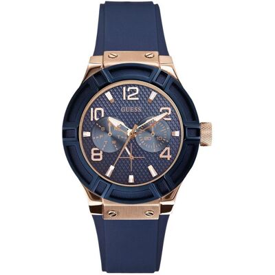 Guess W0571L1 Analog Quarz Damenuhr Marine Einheitsgröße Guess W0571L1 Analog Quarz Damenuhr Marine Einheitsgröße